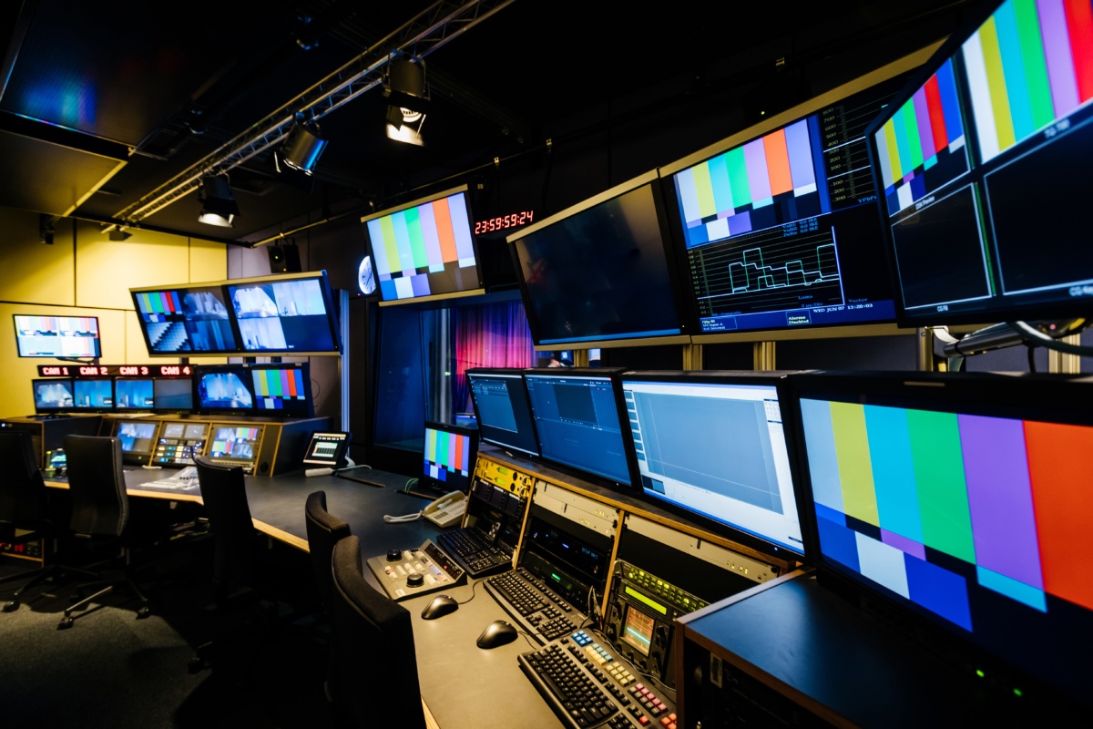 Broadcasting And Video Control Room Broadcasting And Video Control Room audio visual complete system
