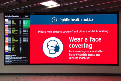safety-signage digital signage safety announcement