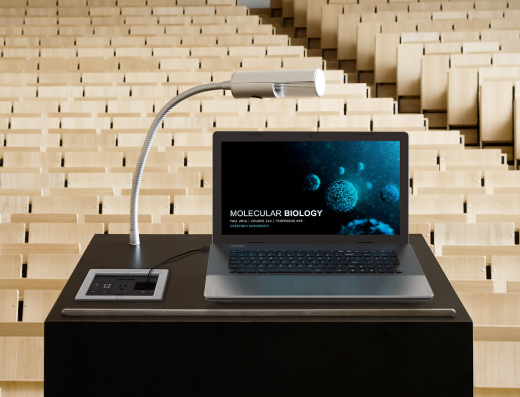 Art_2018_FlipTops_Lectern_v3 lectern with a fliptop cable management system