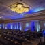 White drape and lighting highlights
