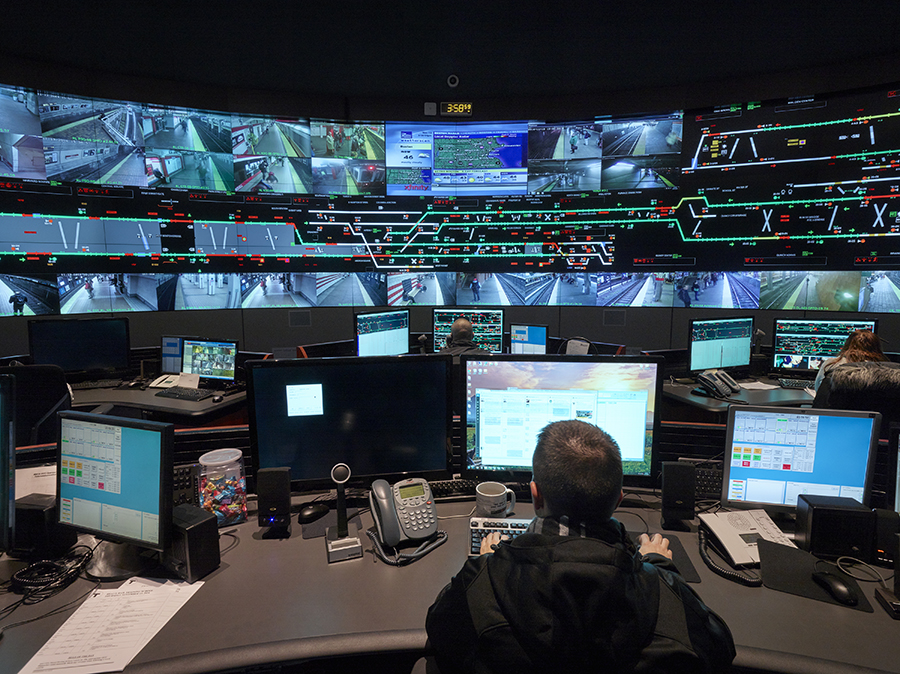 Video Walls & Large-Format Displays with several employees